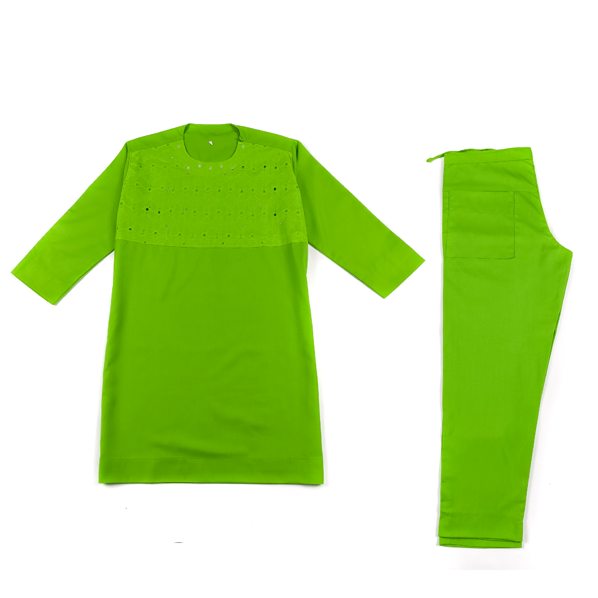 Green Short Sleeve Set