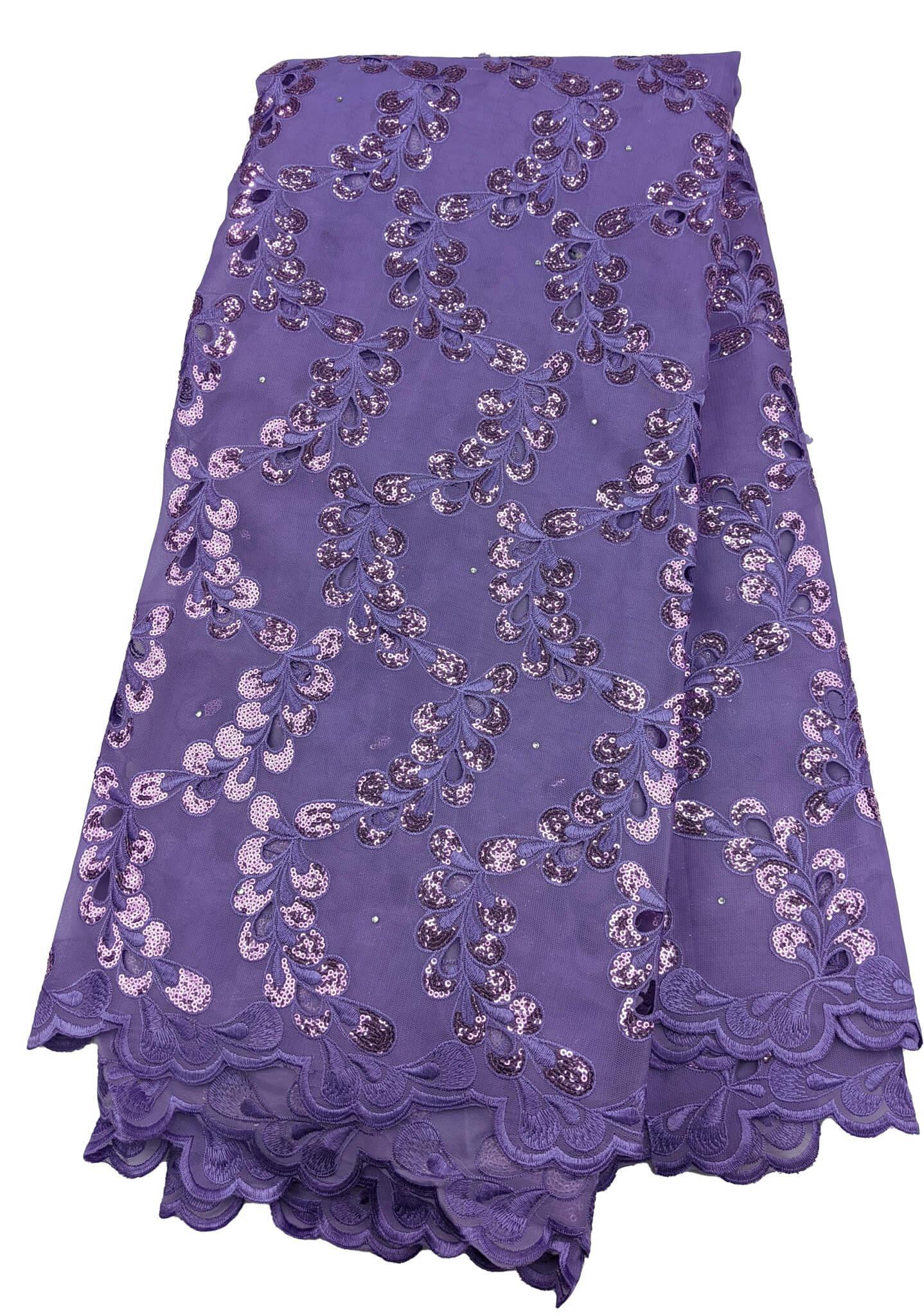 Purple Organza Lace