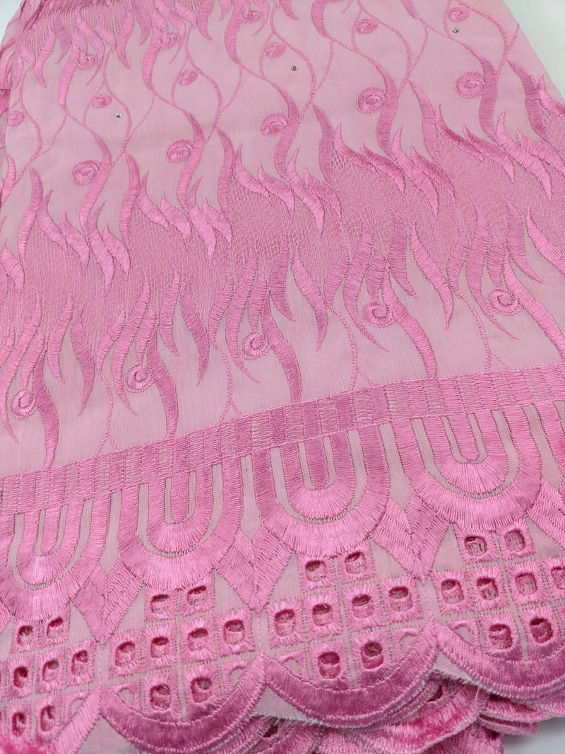 Pink Cotton Lace