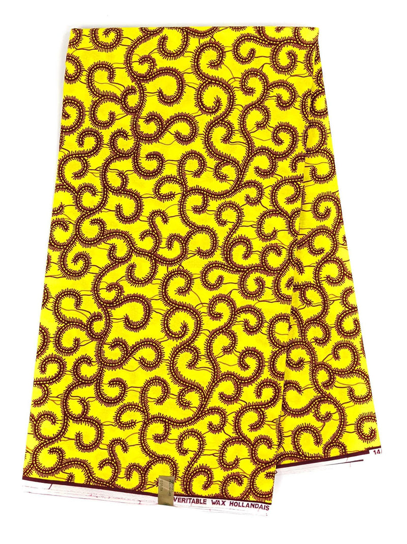 Yellow Ankara Wax Print