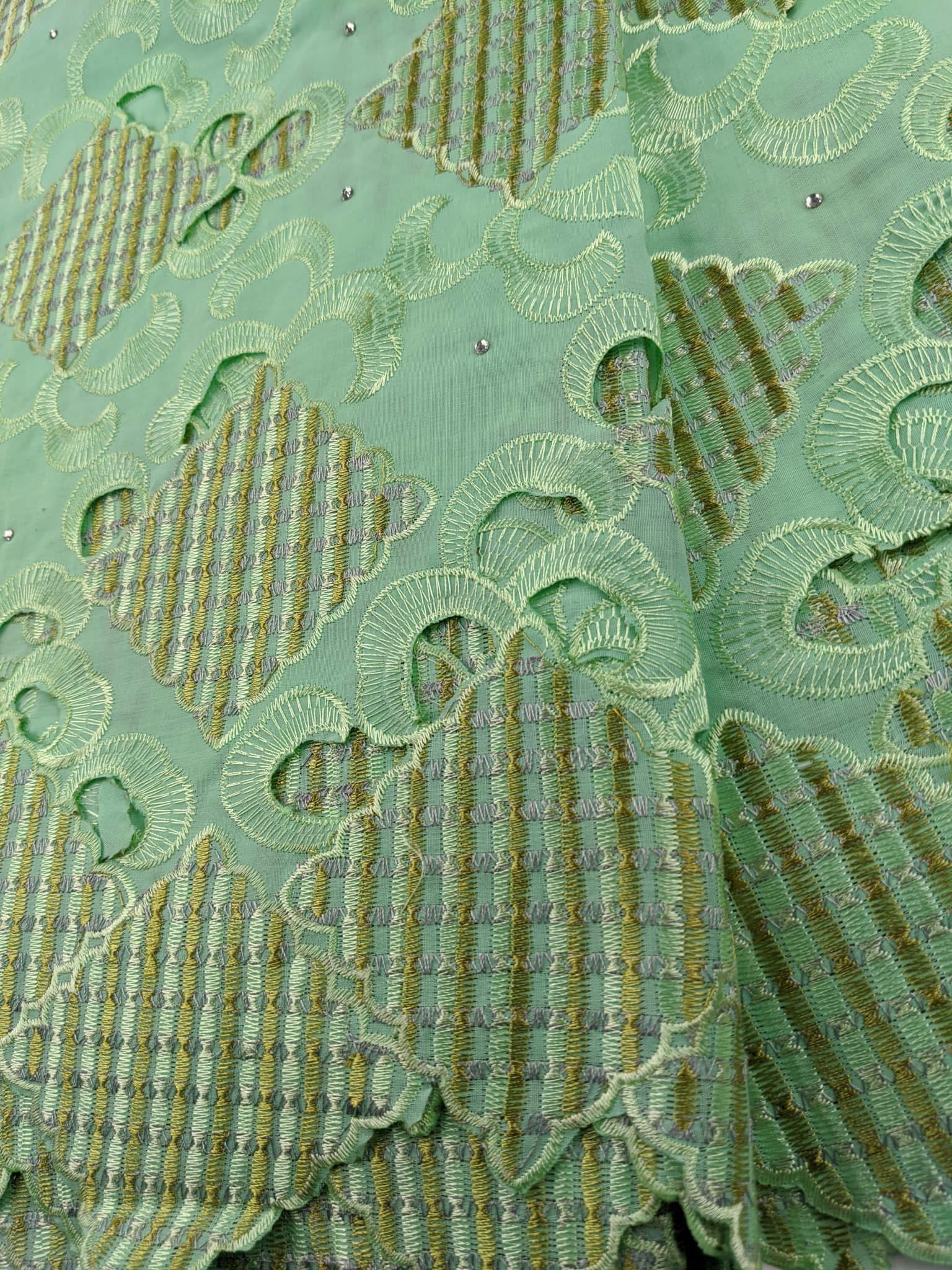 Green Cotton Lace