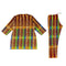Multicolored Ankara Short Sleeve Set