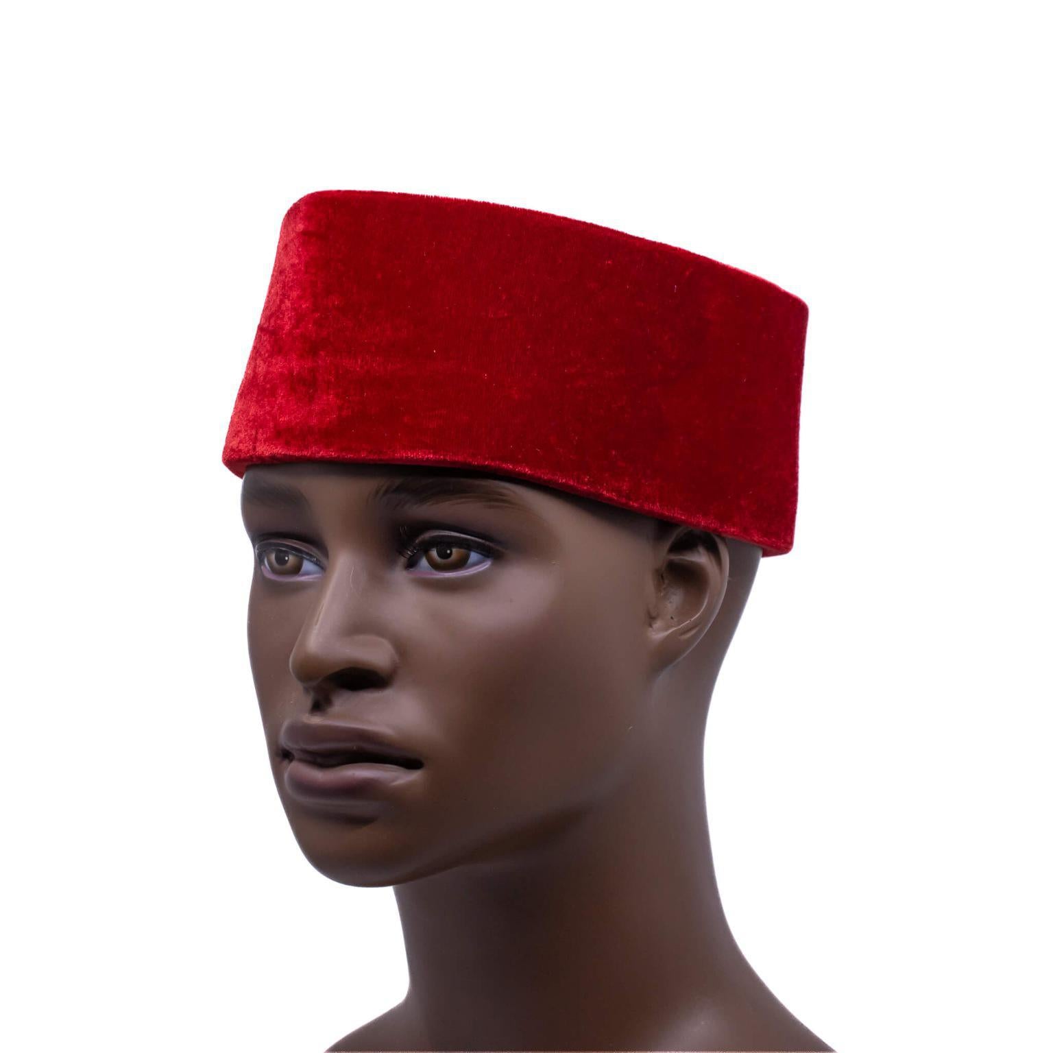 Red Velvet Men's Hat