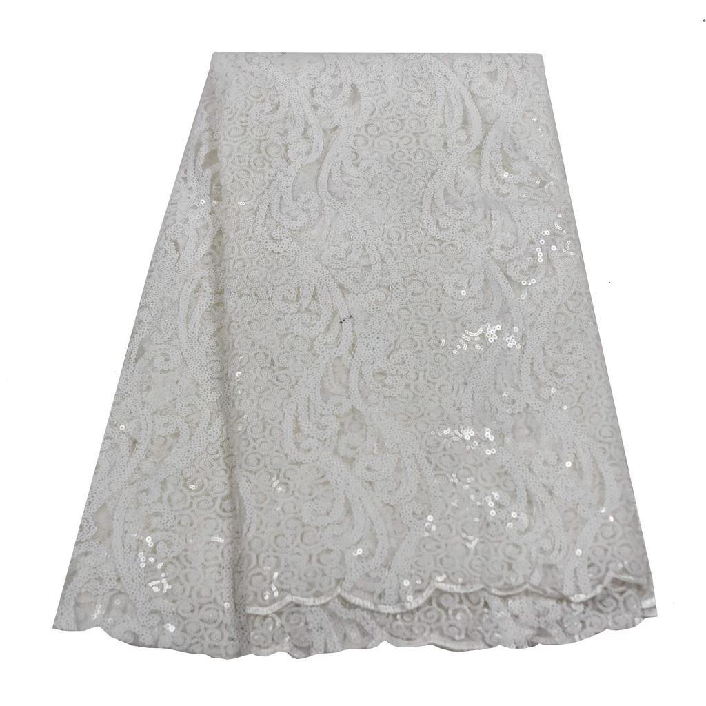 White Net Sequence Lace