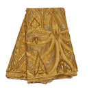 Gold Net Sequence Lace