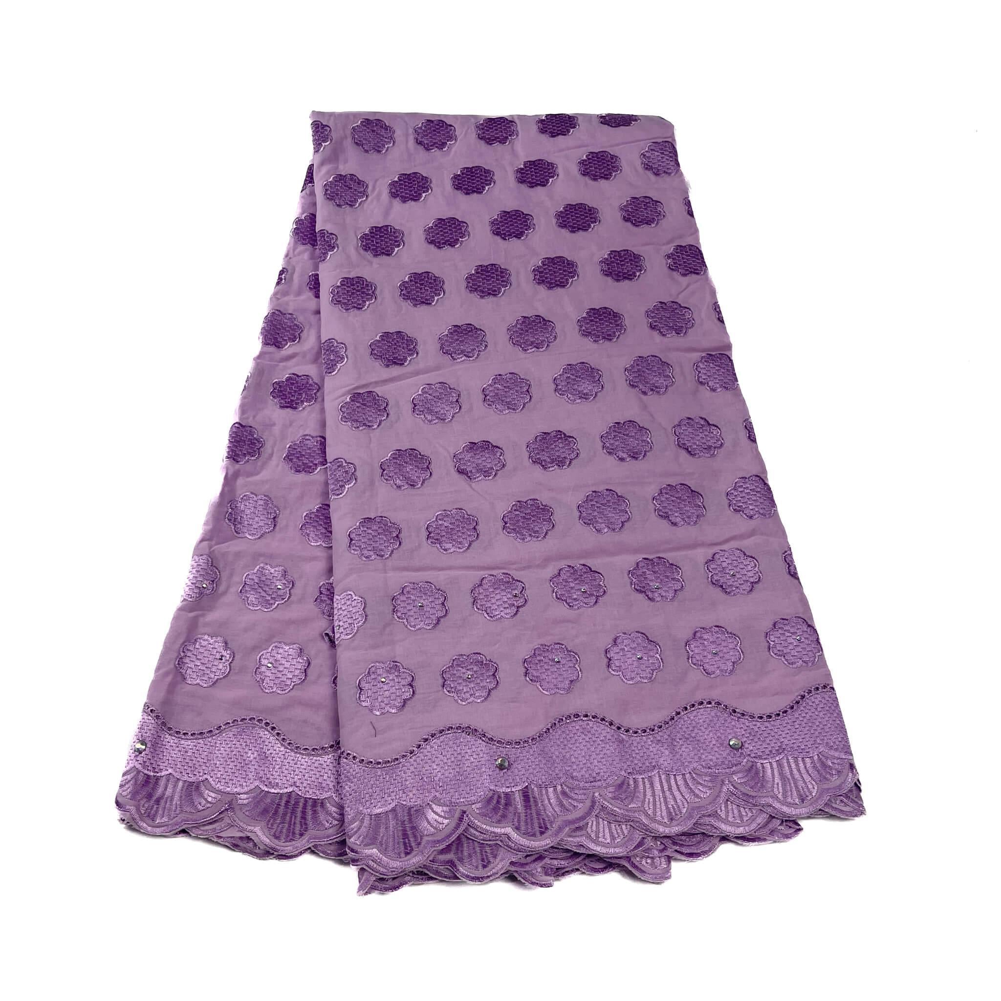 Purple Cotton Lace