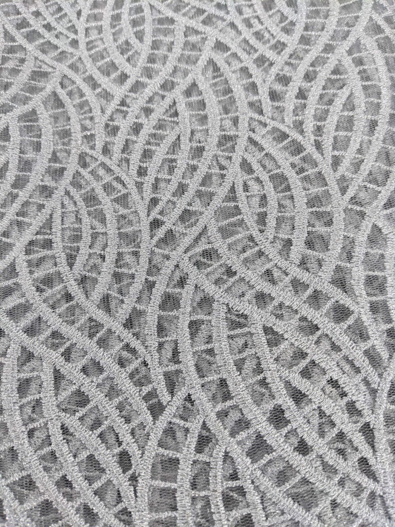 Silver French Lace