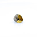 Contemporary Style Wide Concave Women’s Ring
