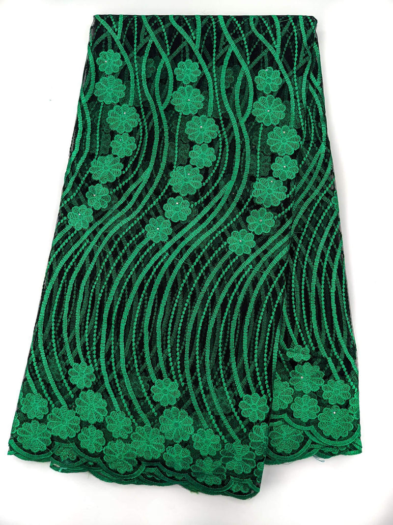 Green Net Lace
