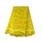 Yellow Floral Cotton Lace