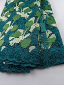 Shades Of Green Guipure Cord Lace
