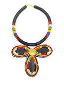 Maasai Bead Petal Necklace Set