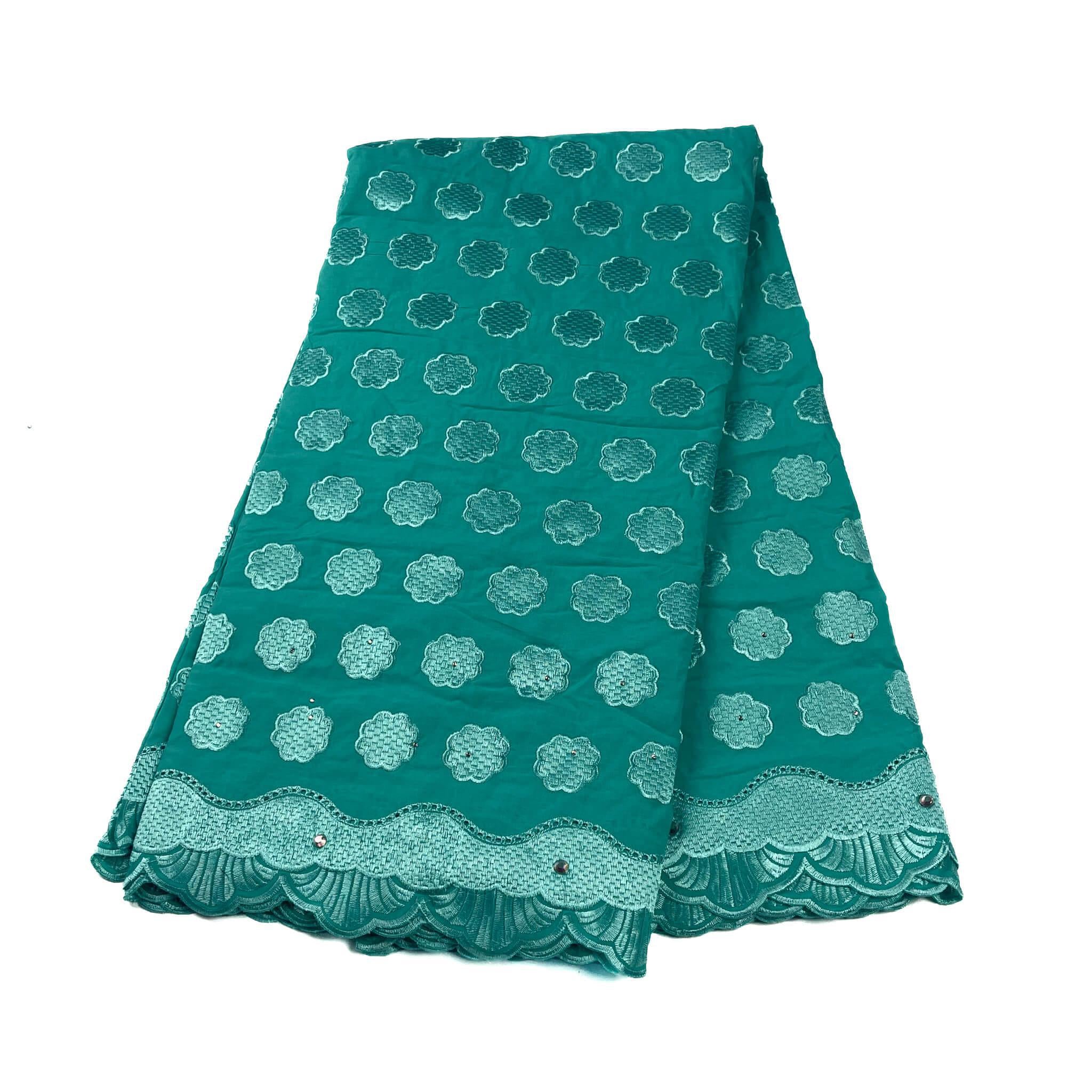 Turquoise Cotton Lace