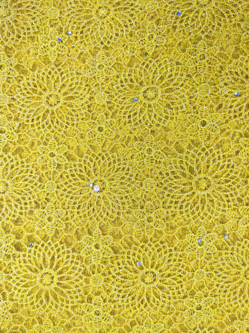 Yellow French Lace
