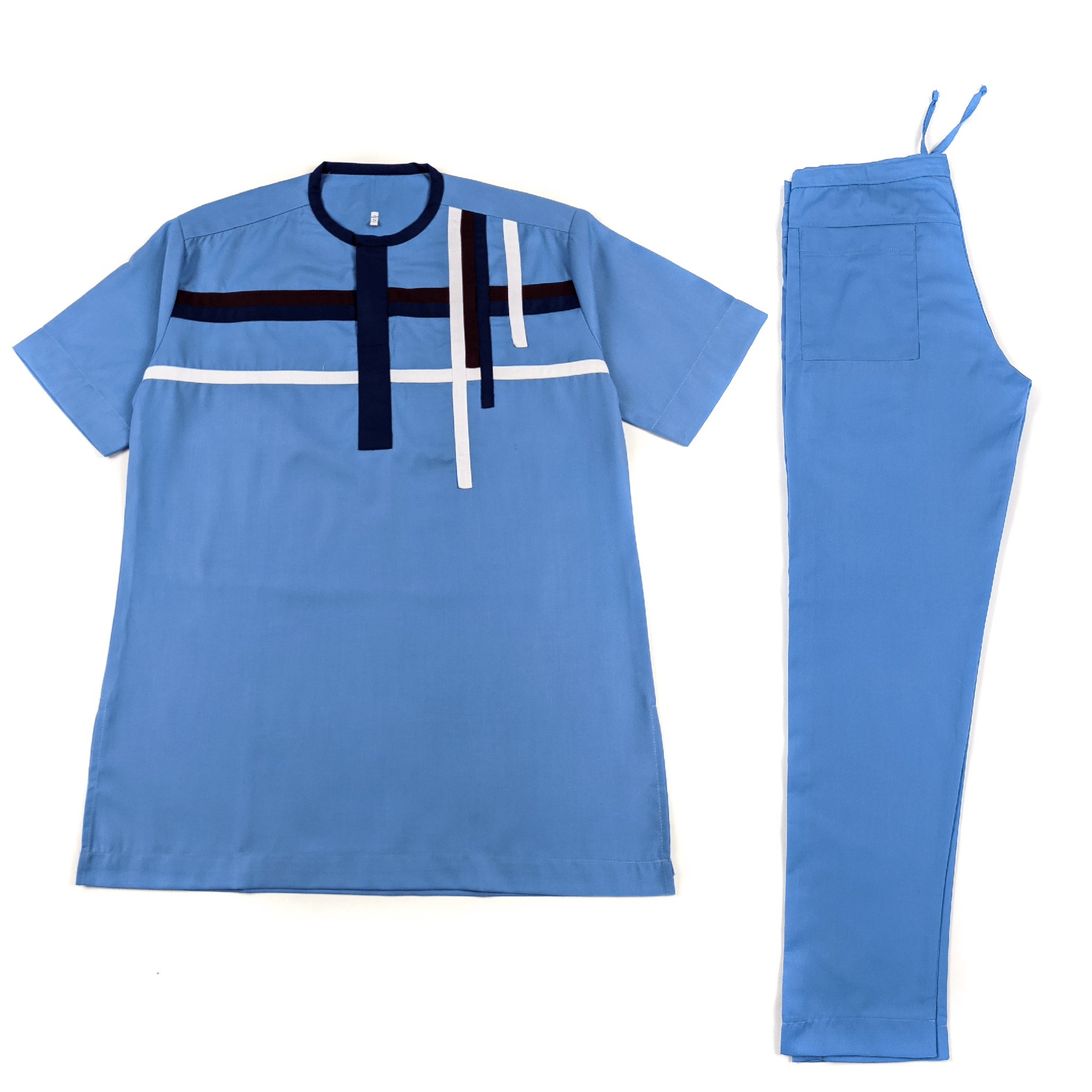 Blue Short Sleeve Set