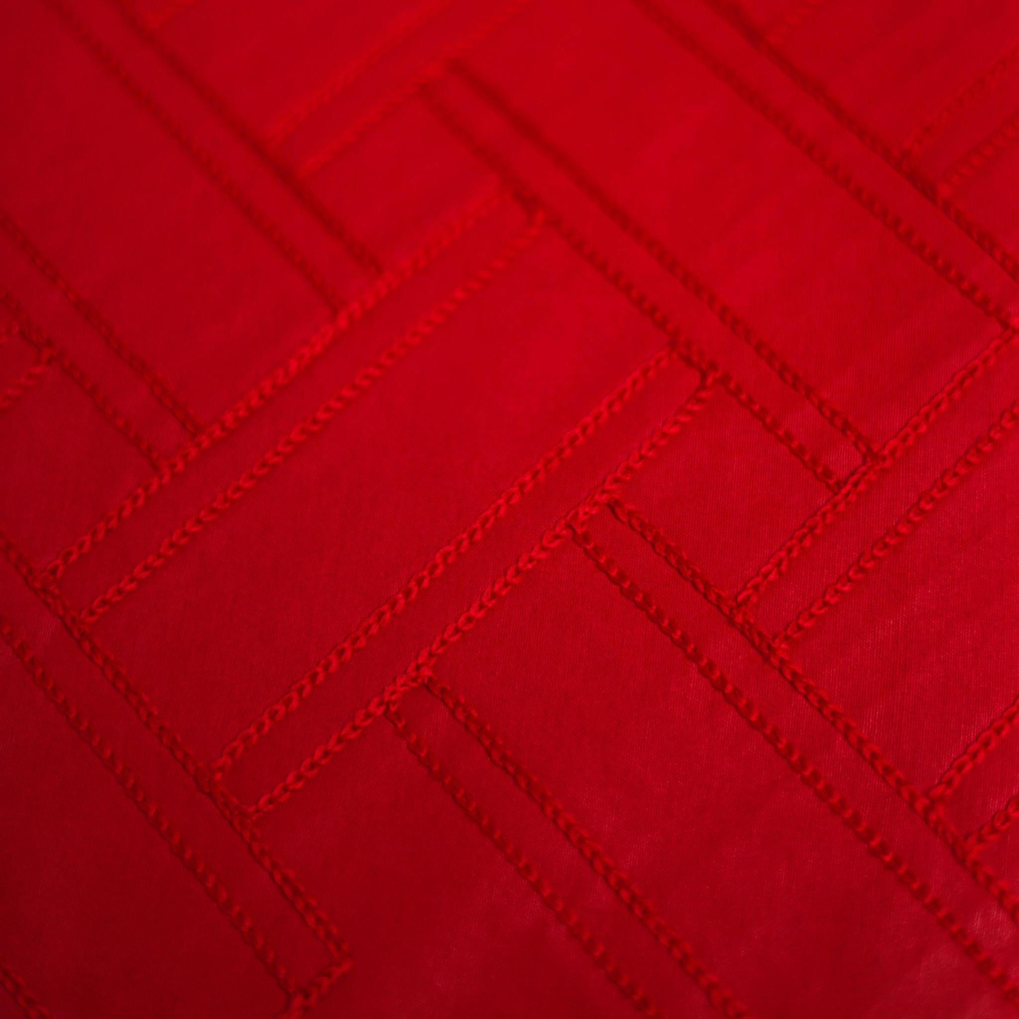 Red Boxed Ghanian Cloth