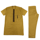 Brown Short Sleeve Set
