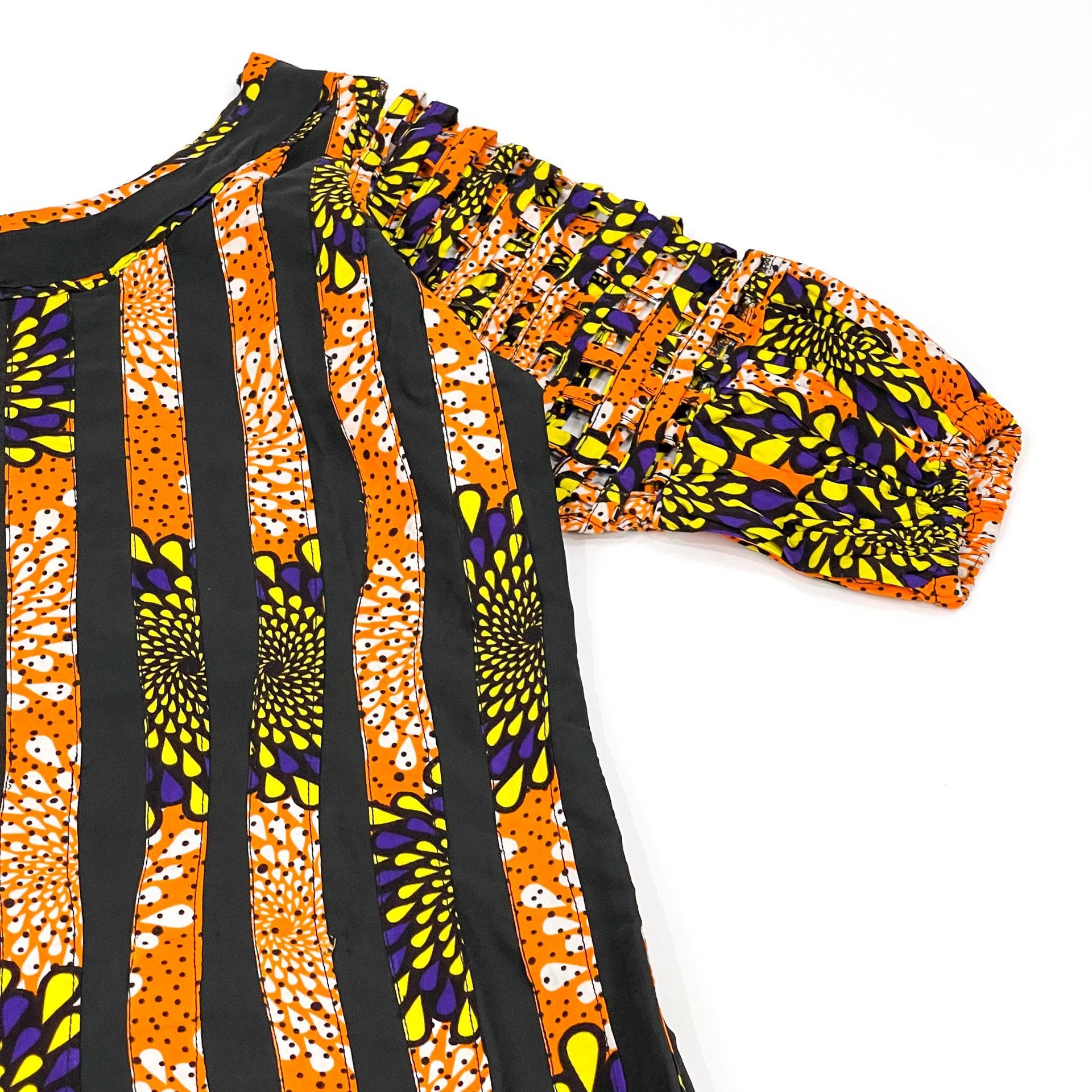 green and yellow ankara dress Women's Yellow & Green Ankara Cotton Mix Dress