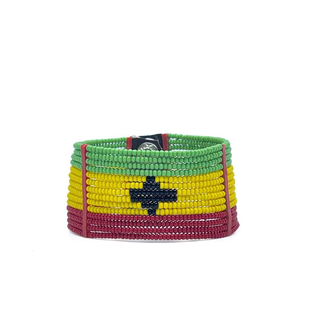 Wide Ghanaian Bracelet