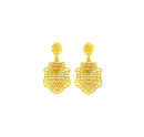 Gold Gentric Shaped Earring
