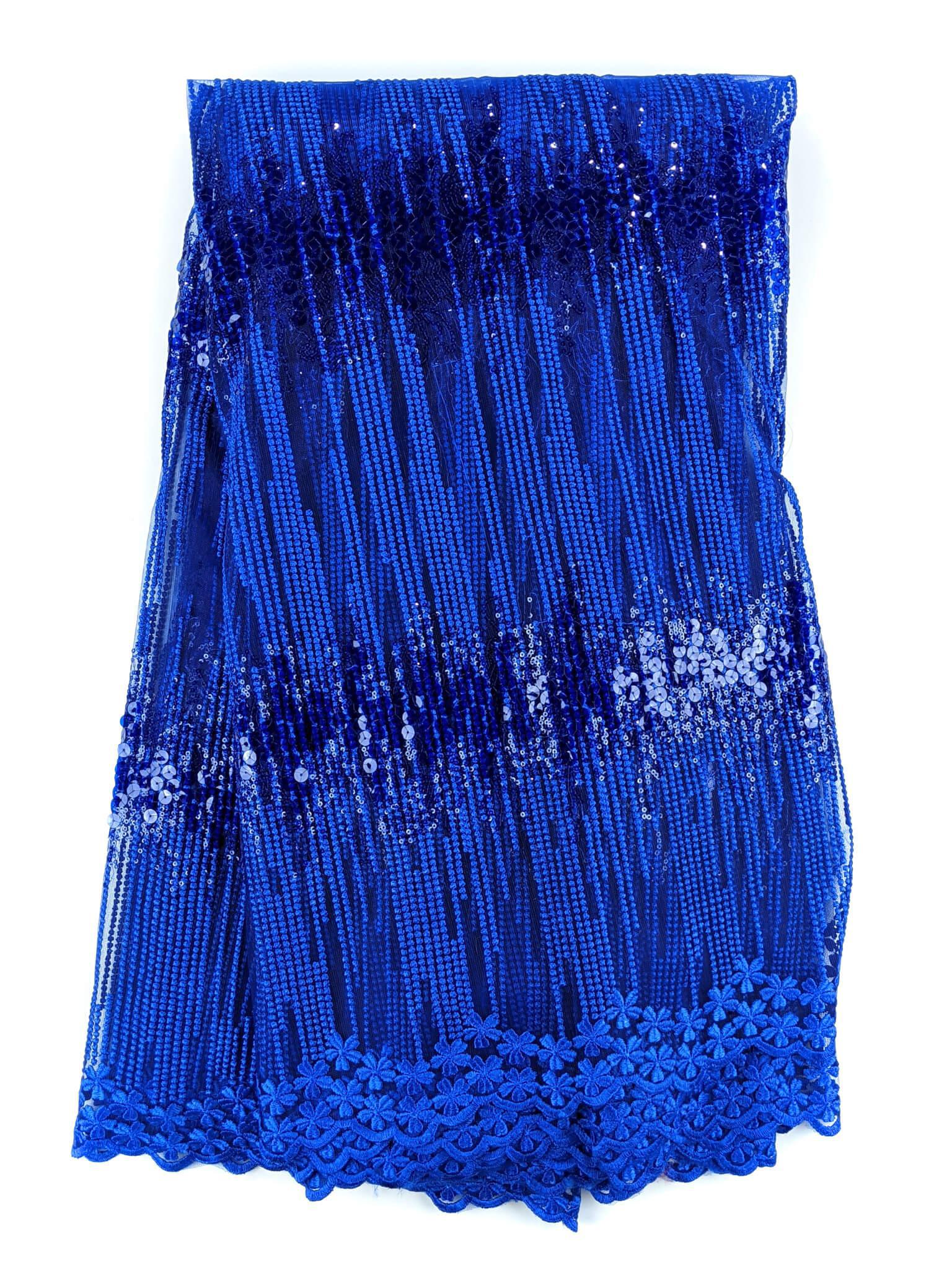 Blue Waterfall Net Lace