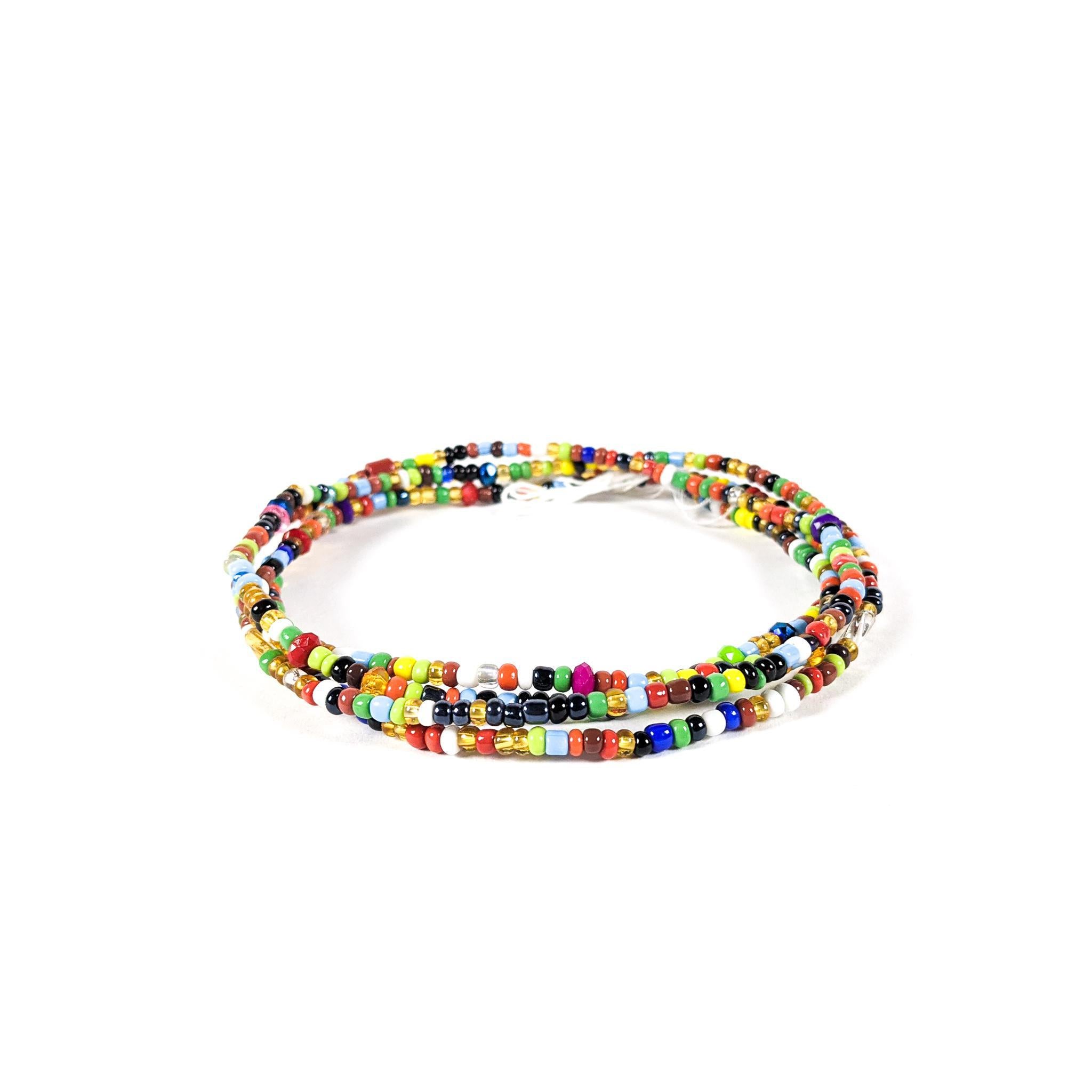 Multicolored String Tie Waist Beads