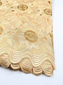 Creme  Handcut Cotton Lace