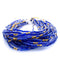 Blue & Gold African Waist Beads
