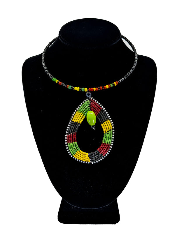 Massai Pendant Necklace Set