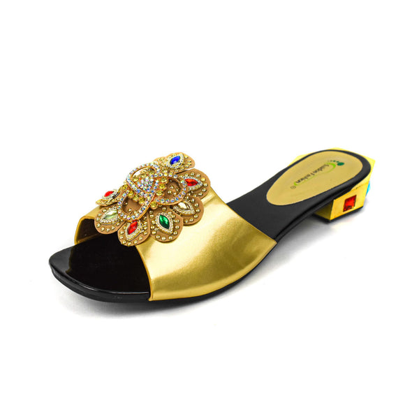 Gold Slippers Sandal