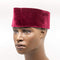 Burgundy Velvet Men's Hat