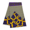 Purple & Yellow Wax Print Fabric - 6 Yards