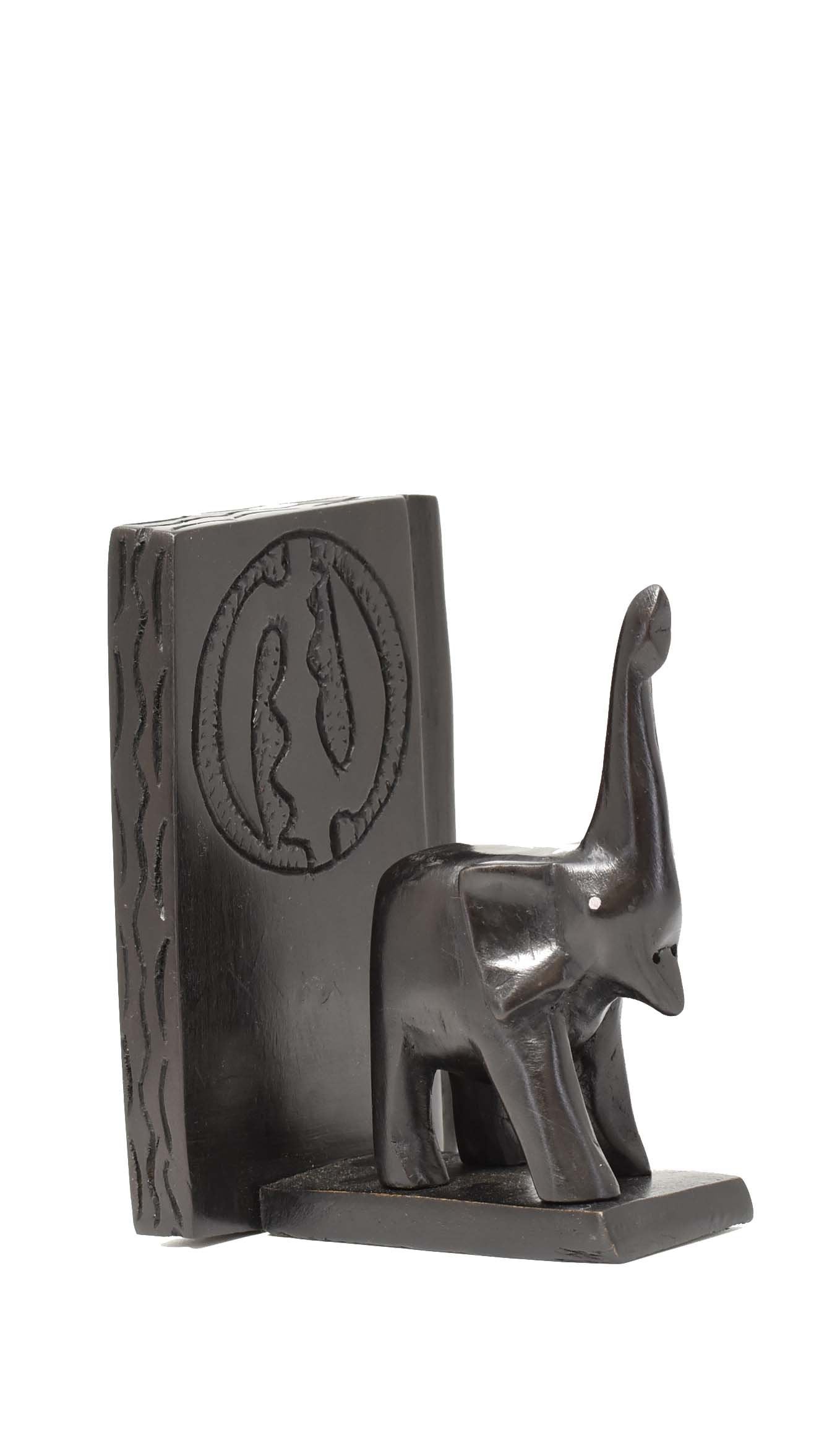 African Elephant Bookend - AFRIKAN ATTIRE - #african_clothing -