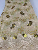 Gold Cotton Lace
