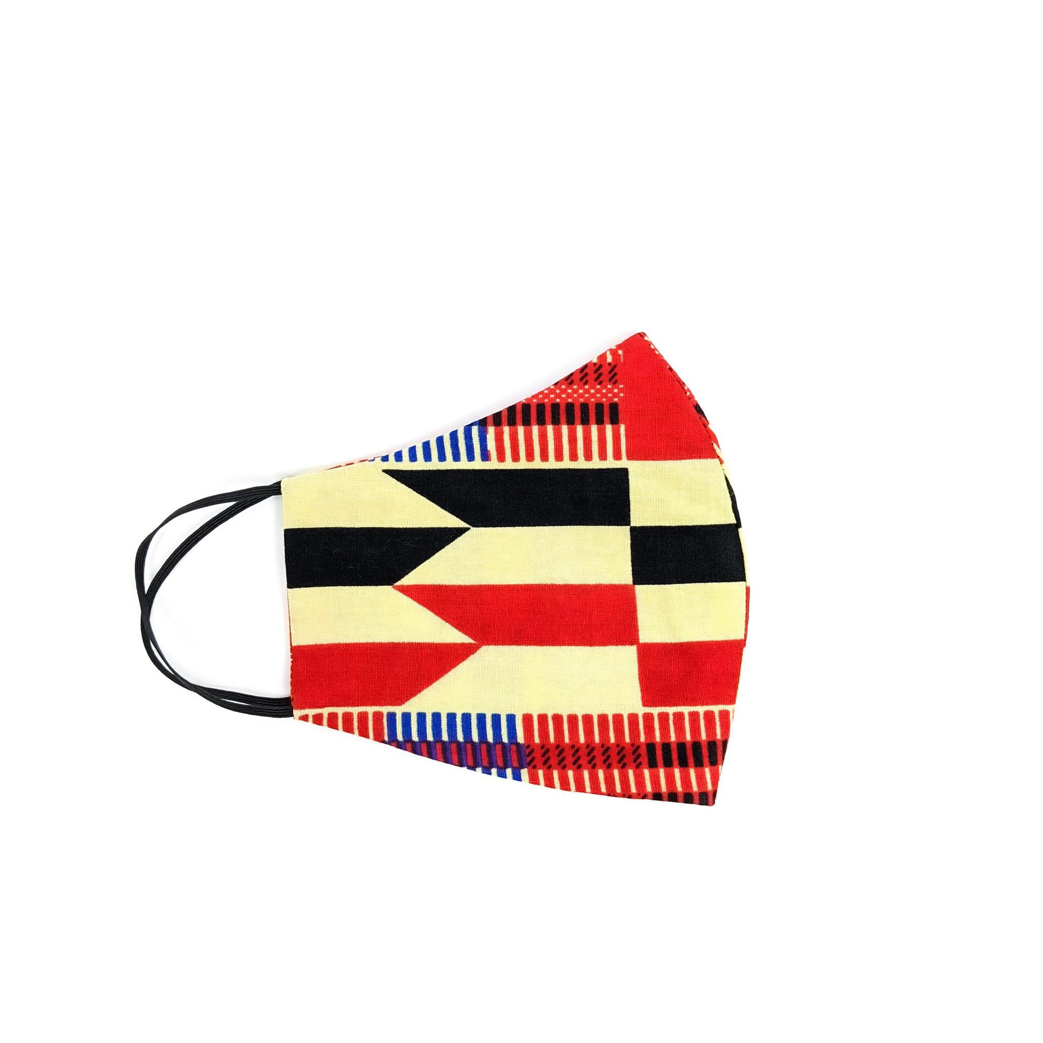 Kente Face Mask with Disposal Filters