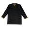 Men's Black & Gold Embroidery Shirt