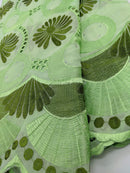 Shades of Green Cotton Lace