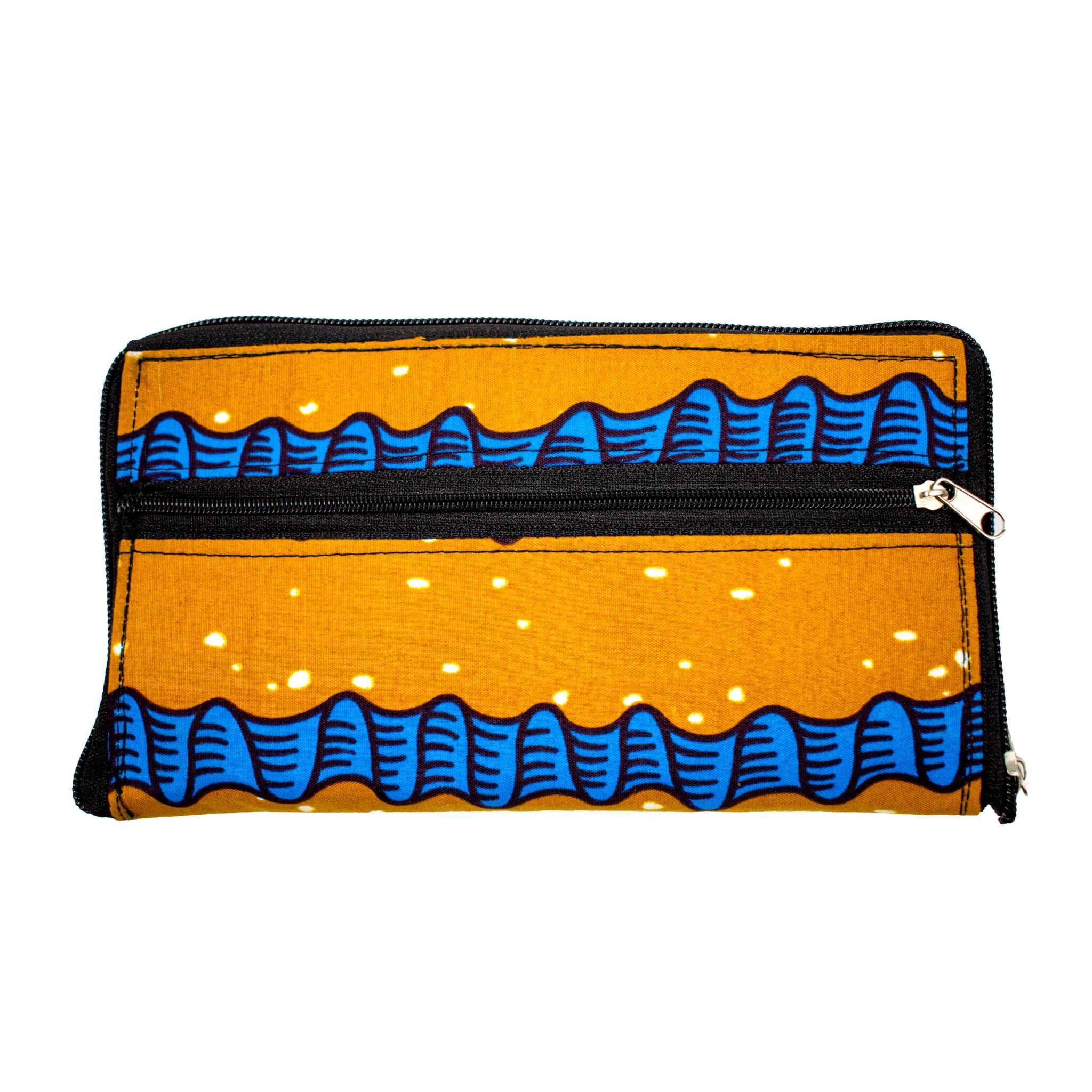 Yellow & Blue Foldable Wallet Shopping Bag