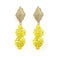 Yellow Beaded Earrings