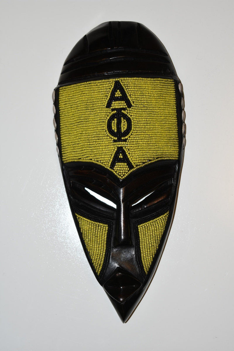 Beaded Fraternity & Sorority Mask - AFRIKAN ATTIRE -