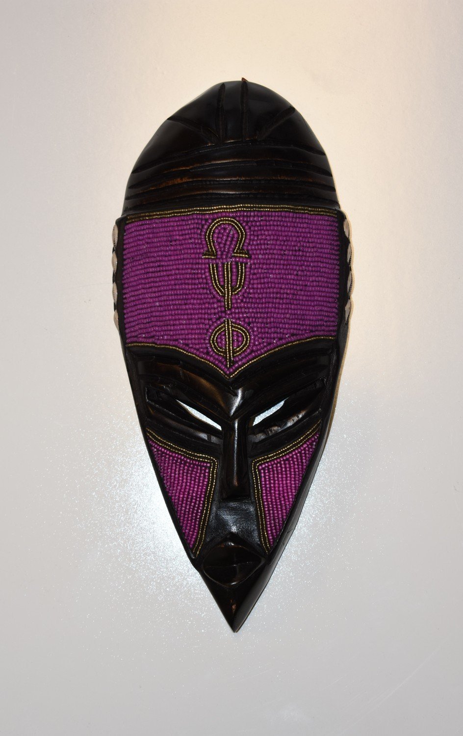 Beaded Fraternity & Sorority Mask - AFRIKAN ATTIRE - #african_clothing - WALL DECOR