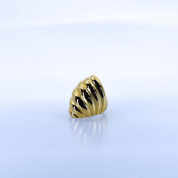 Women’s Gold Striped Stack Ring