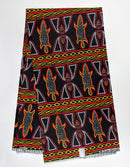 Central African Wax Print Fabric - 6 Yards