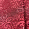 Burgundy Swarovski Stoned Net Fabric