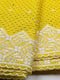 Yellow Cotton Dry Lace