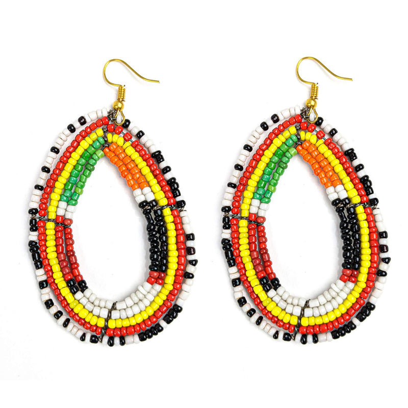 Handmade Maasai Beaded Earrings