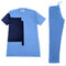 Blue Short Sleeve Set