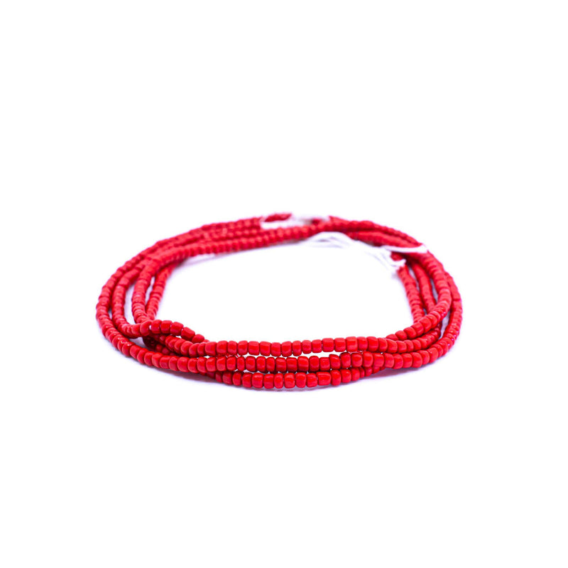 Red African Waist Beads