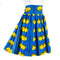 Blue Ankara Wax Skirt