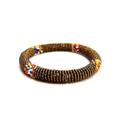 Brown Maasai Beaded Bracelet